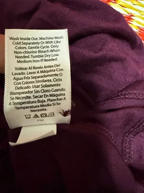 Terra & Sky Plum Scoop Neck Dress - Picture 8 of 8